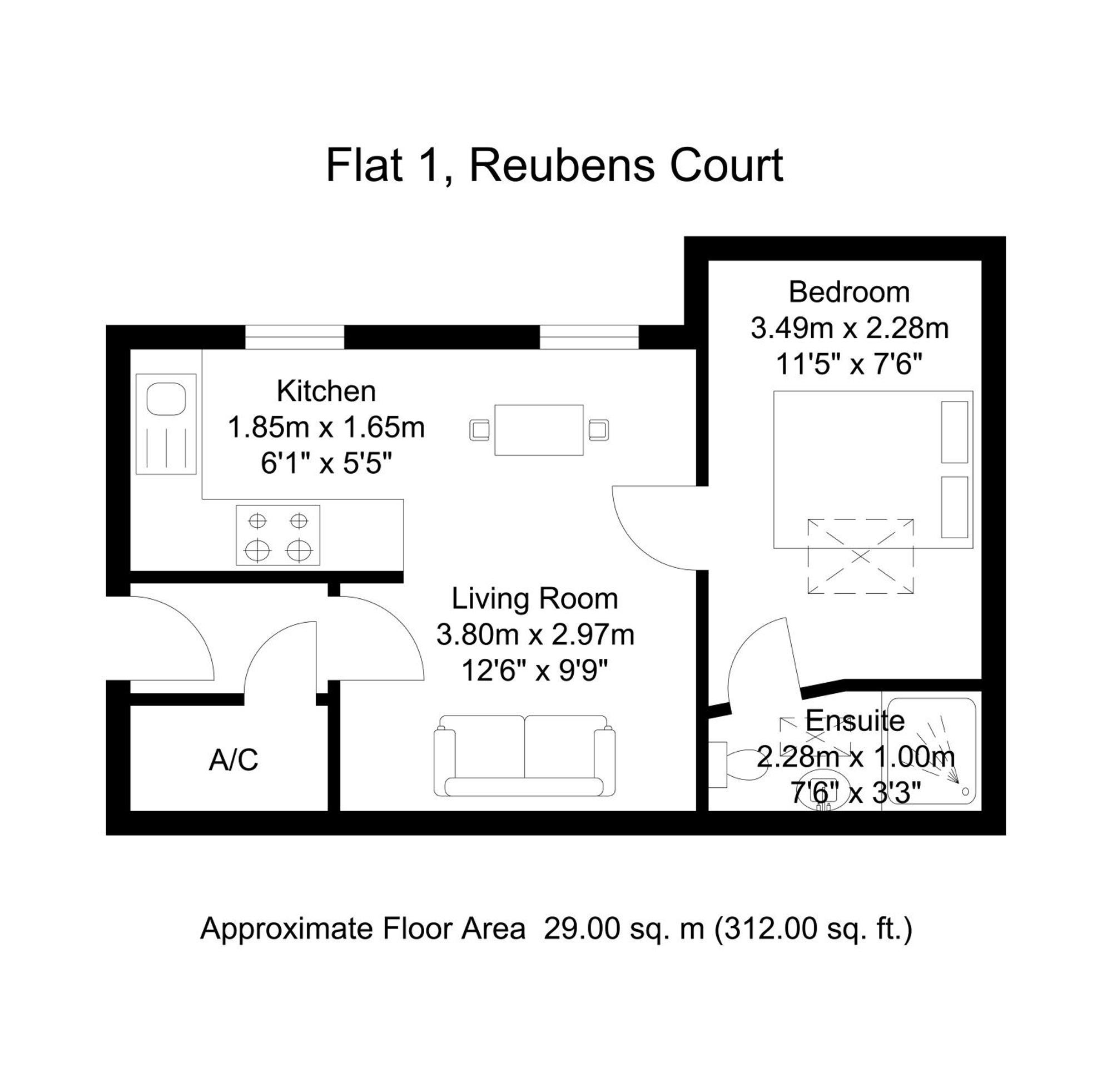 City Apartments - Reubens Court ヨーク 部屋 写真